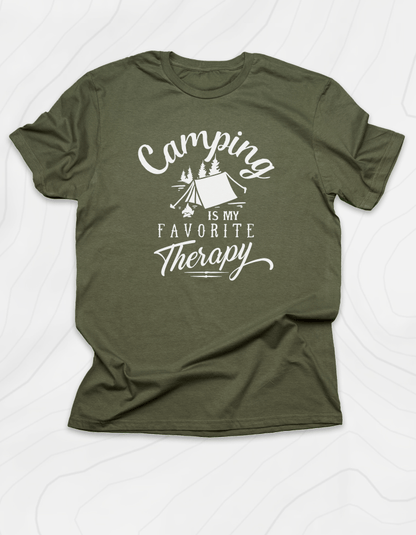 Camping Is My Favorite Therapy T-Shirt