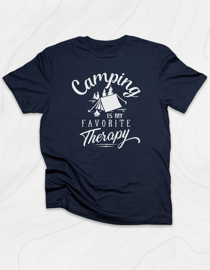 Camping Is My Favorite Therapy T-Shirt