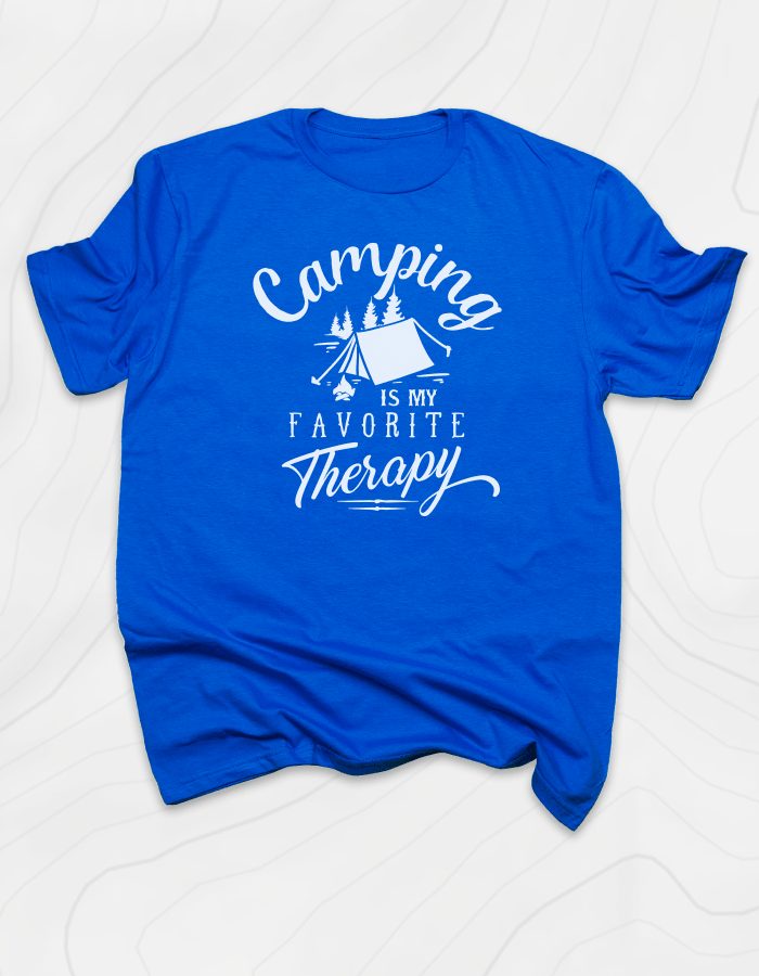 Camping Is My Favorite Therapy T-Shirt