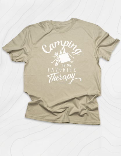 Camping Is My Favorite Therapy T-Shirt