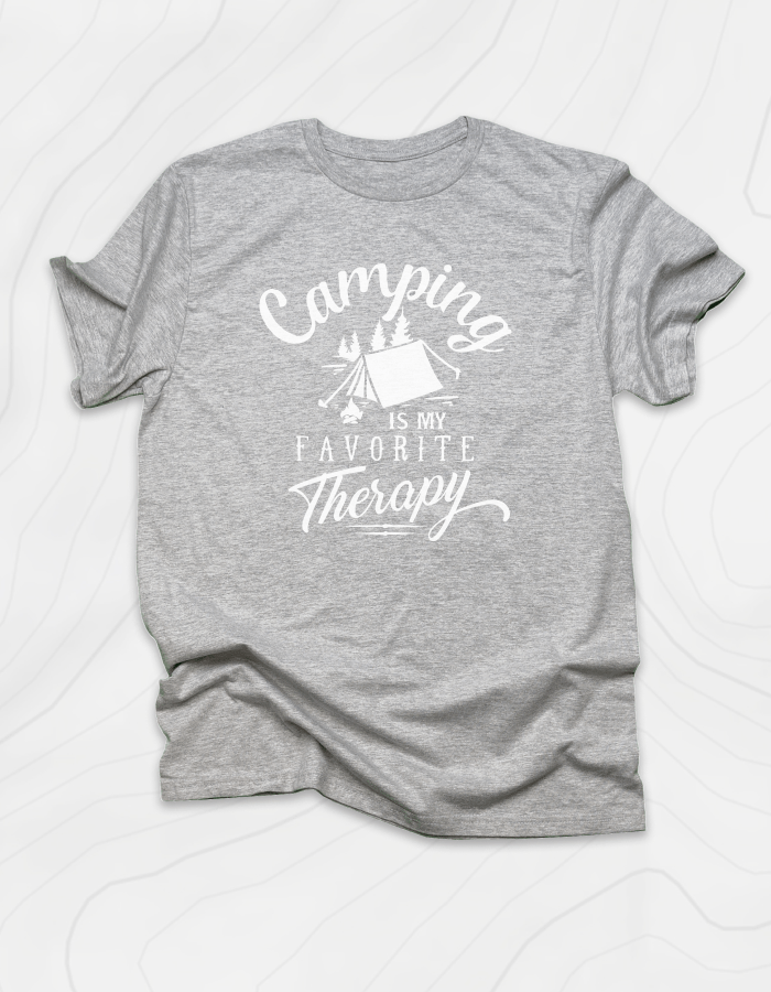 Camping Is My Favorite Therapy T-Shirt