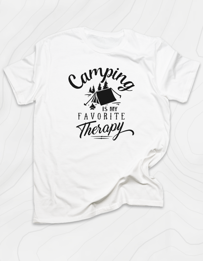 Camping Is My Favorite Therapy T-Shirt