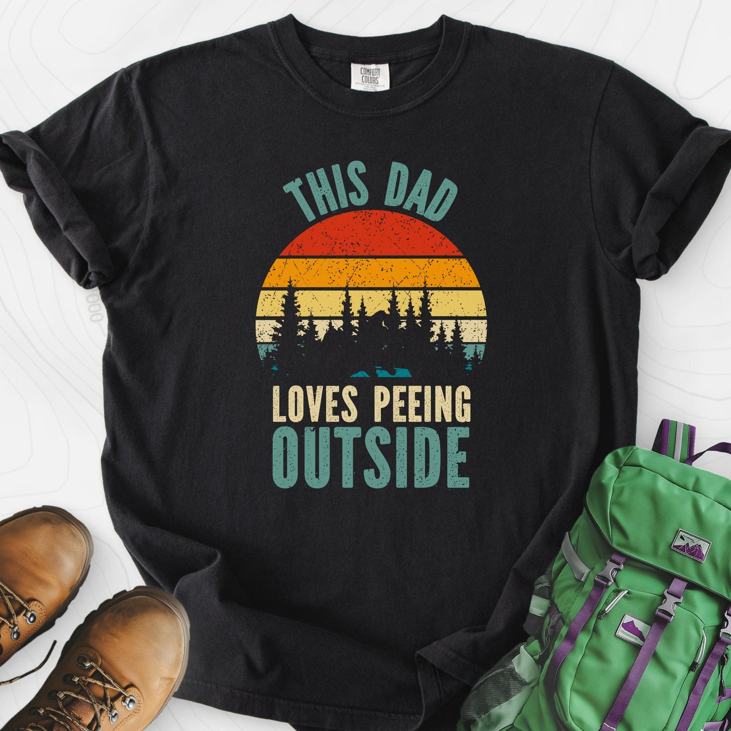 This Dad Loves Peeing Outside