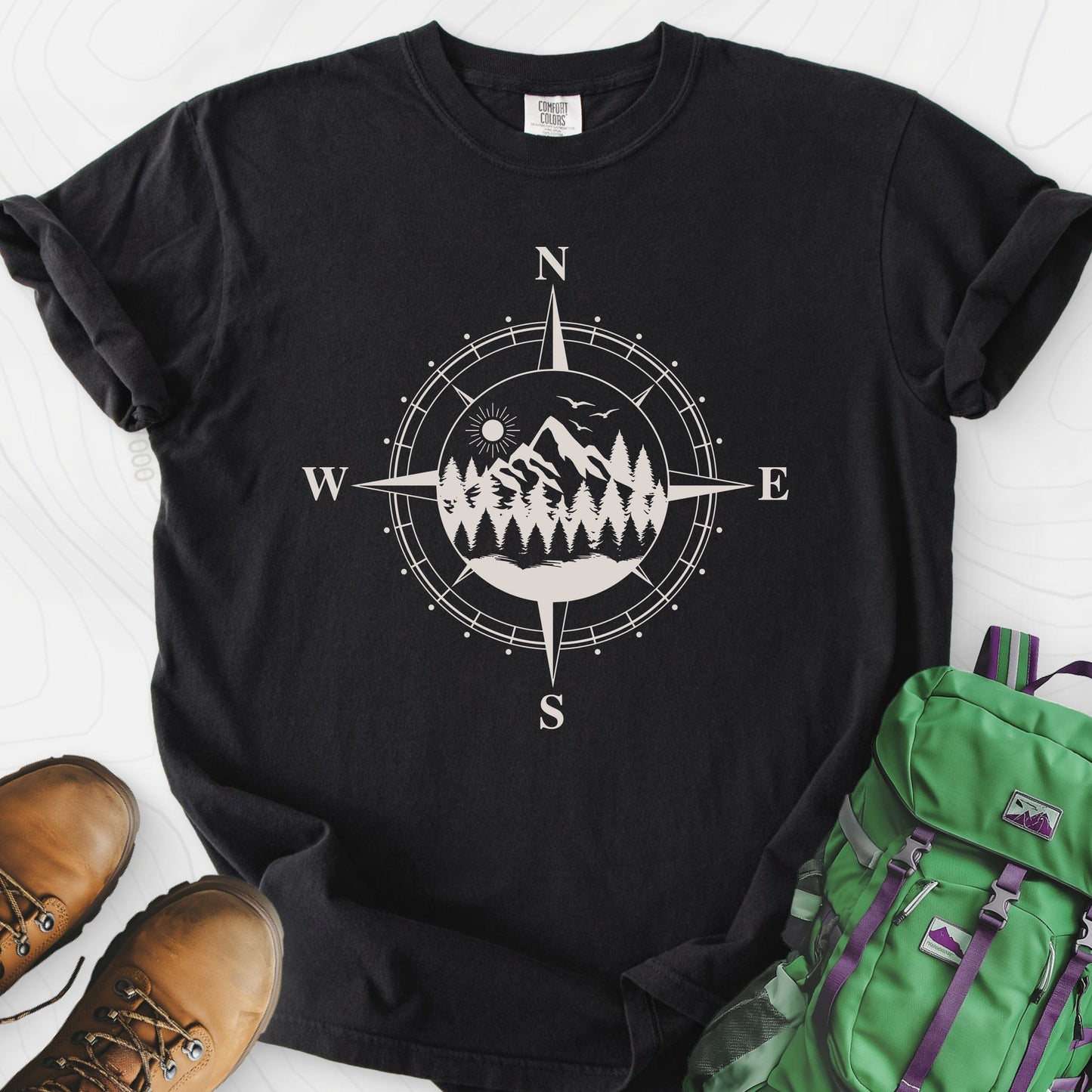 Compass in the Mountains