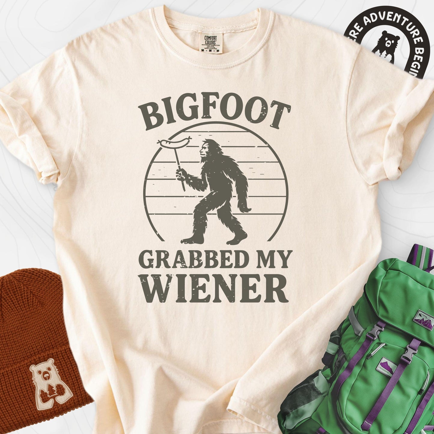 Bigfoot Grabbed My Wiener T-Shirt