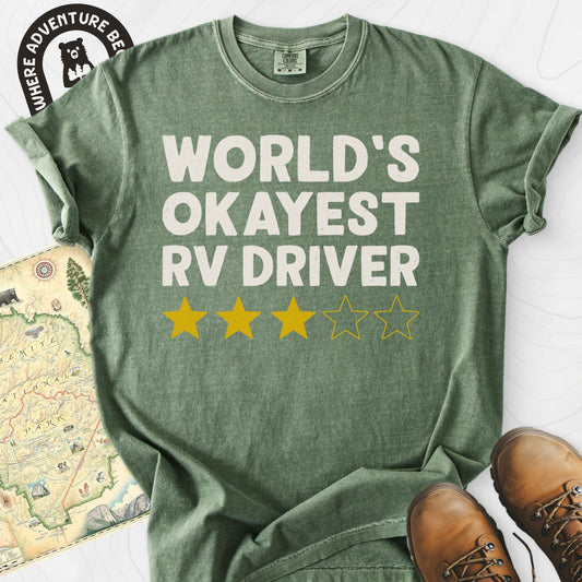 World’s Okayest RV Driver T-Shirt