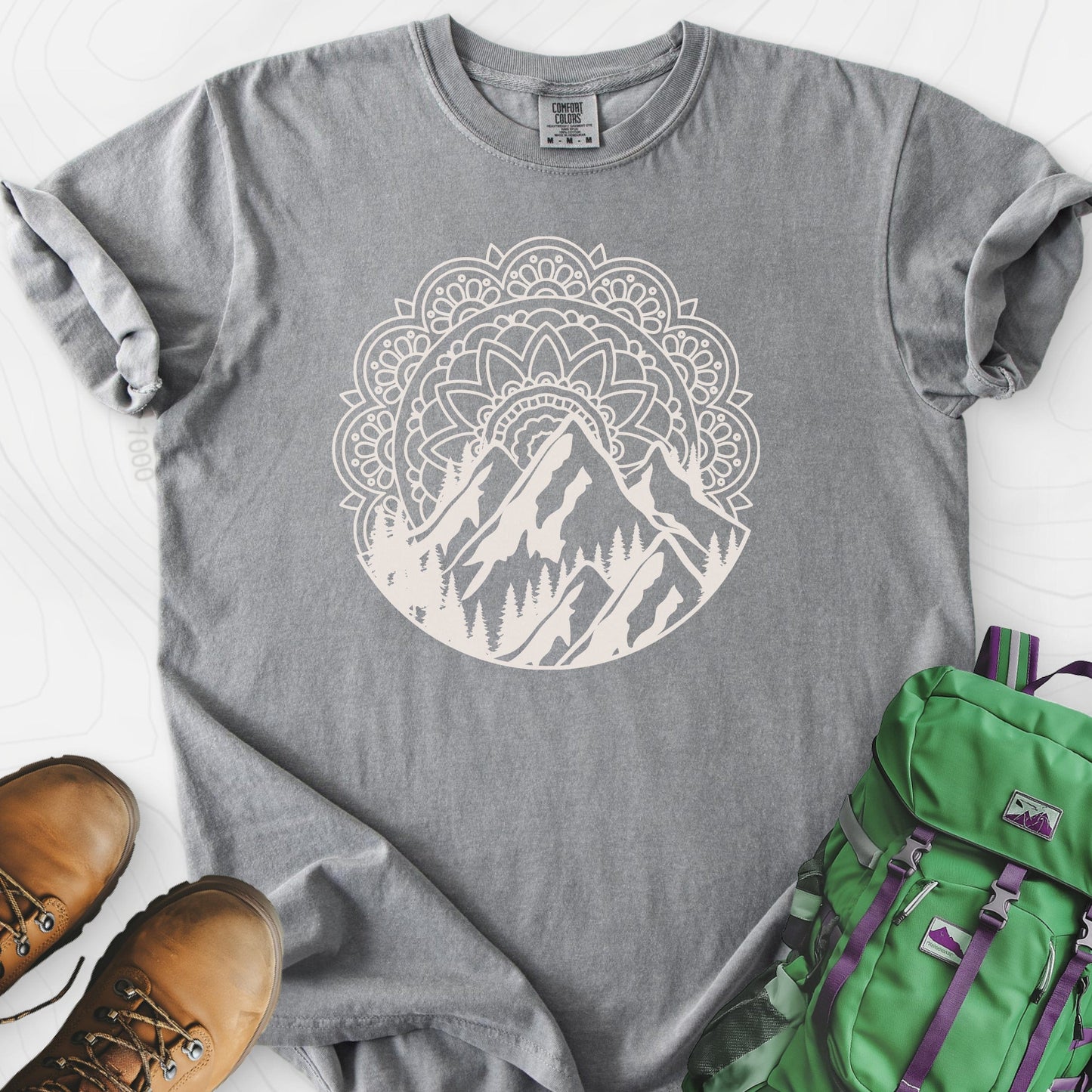 Mandala Mountains T-Shirt