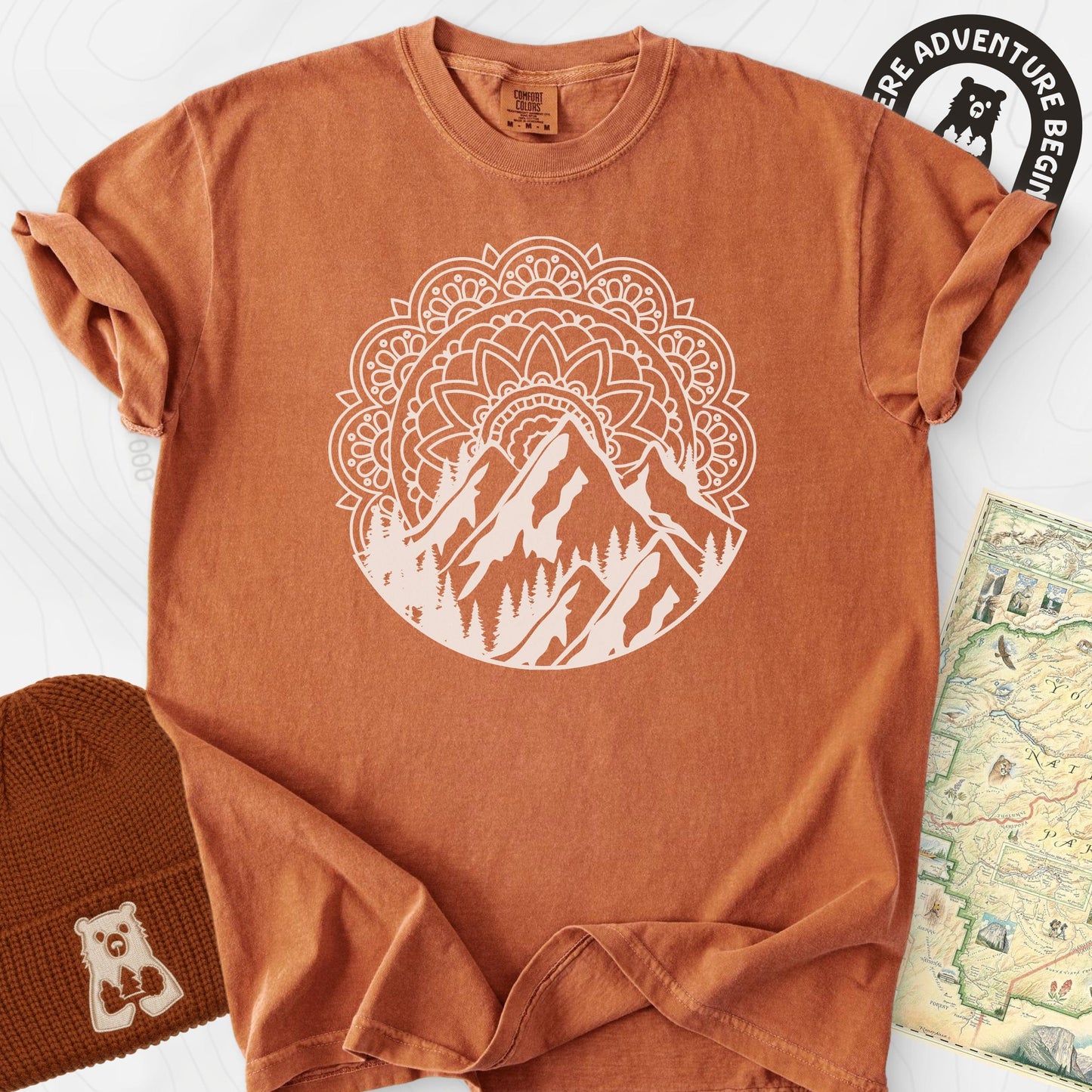 Mandala Mountains T-Shirt