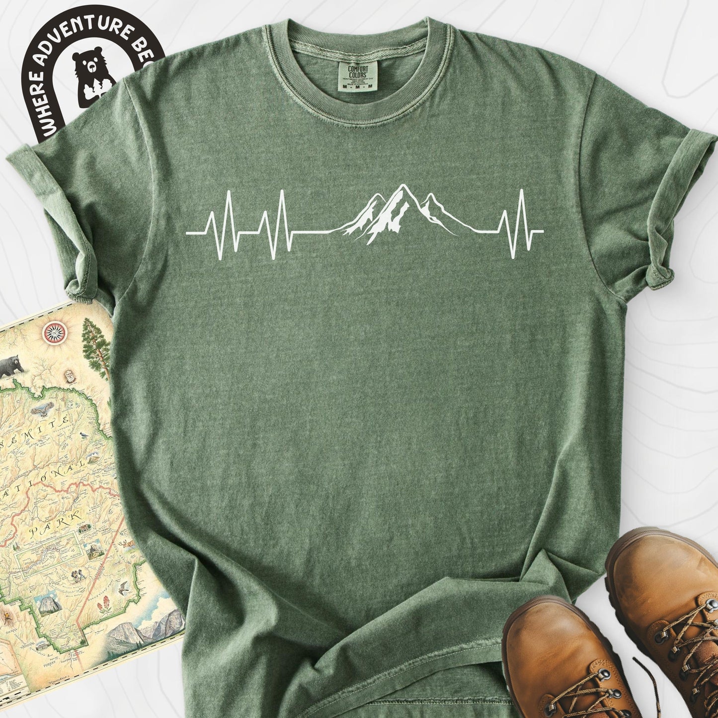 Mountains Heartbeat T-Shirt