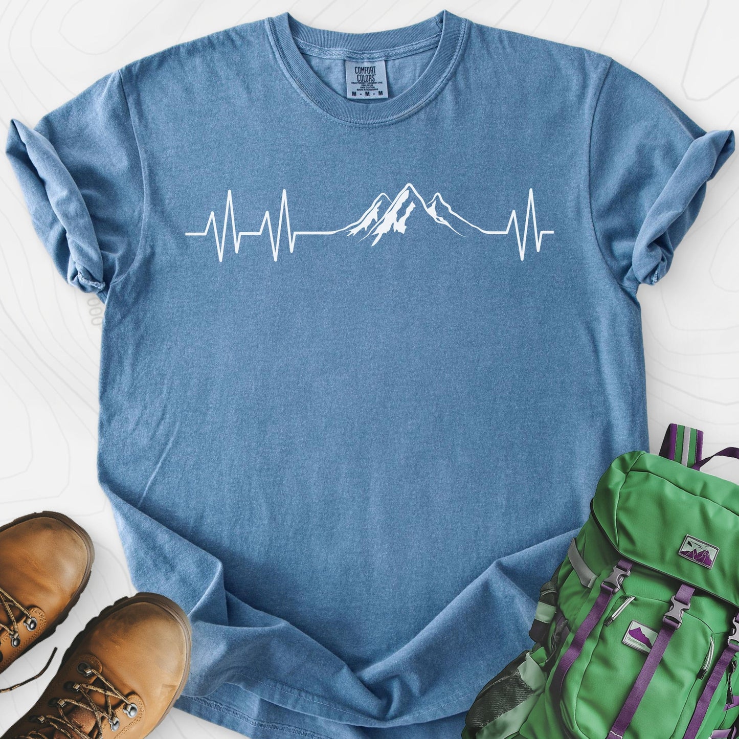 Mountains Heartbeat T-Shirt