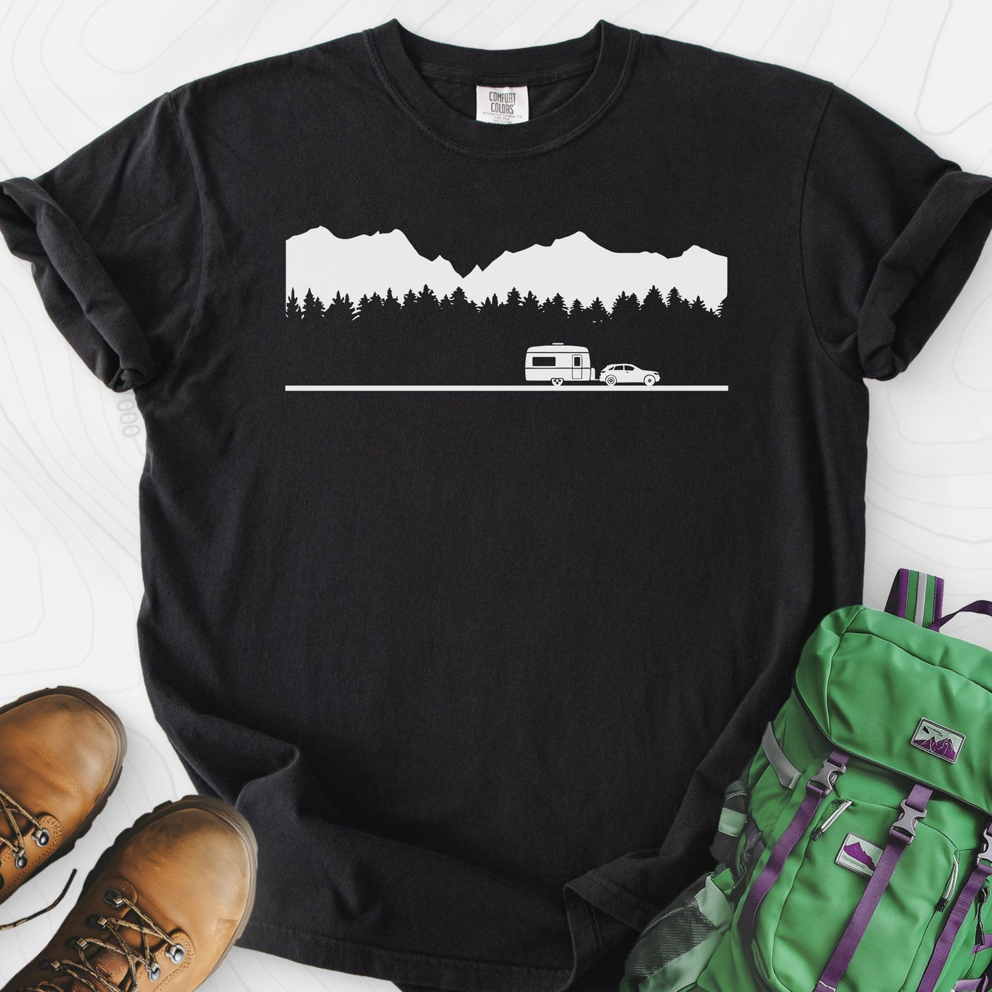 Trailer in the Mountains