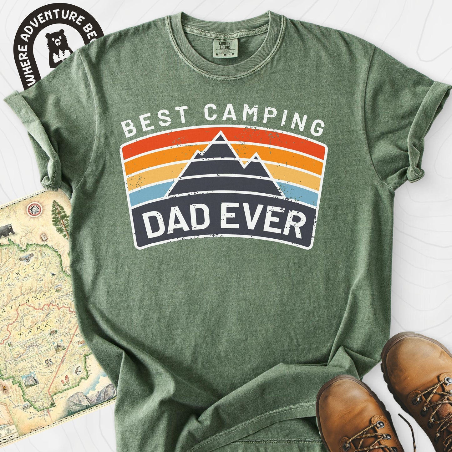 Best Camping Dad Ever T-Shirt