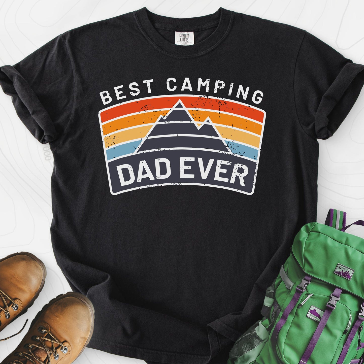 Best Camping Dad Ever T-Shirt