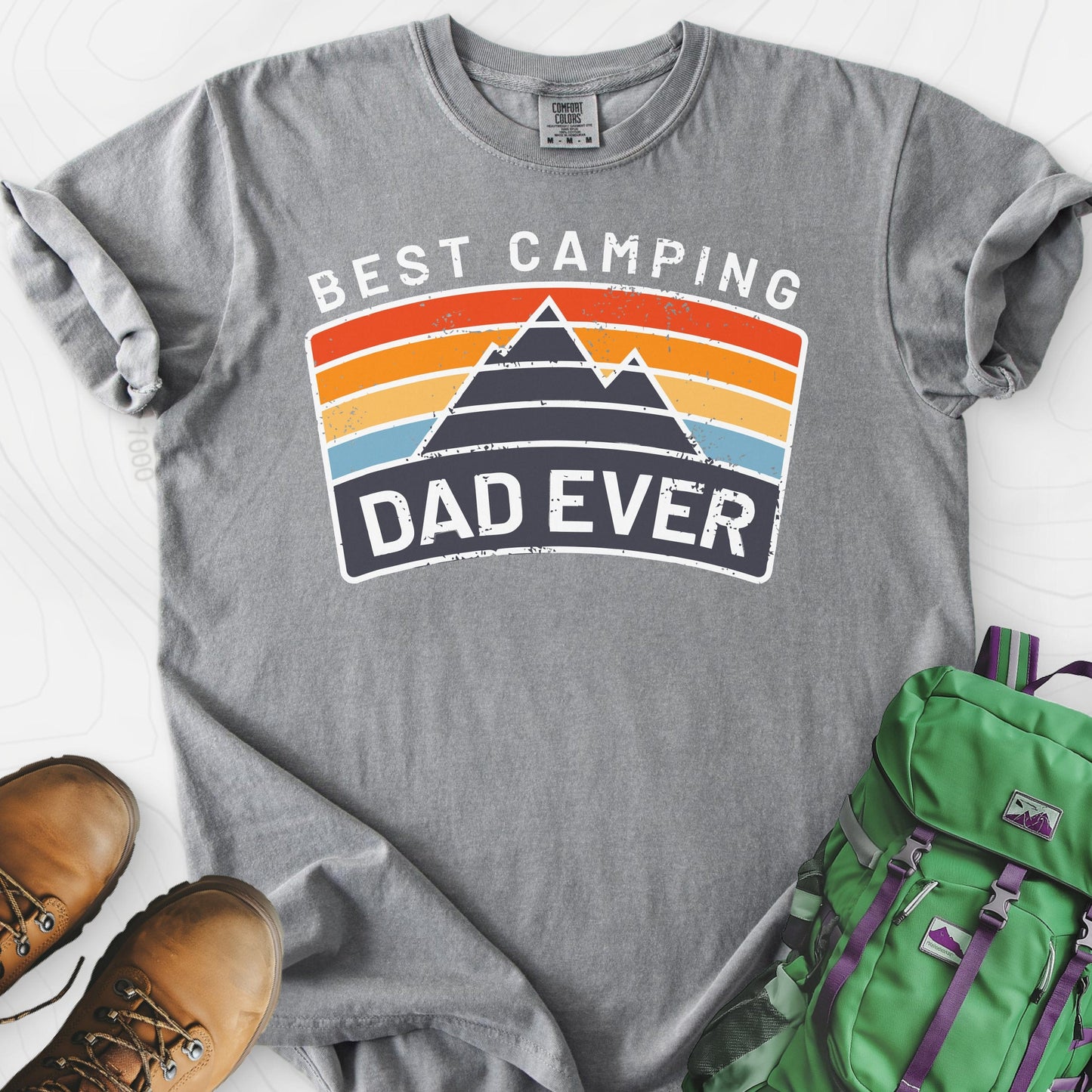 Best Camping Dad Ever T-Shirt