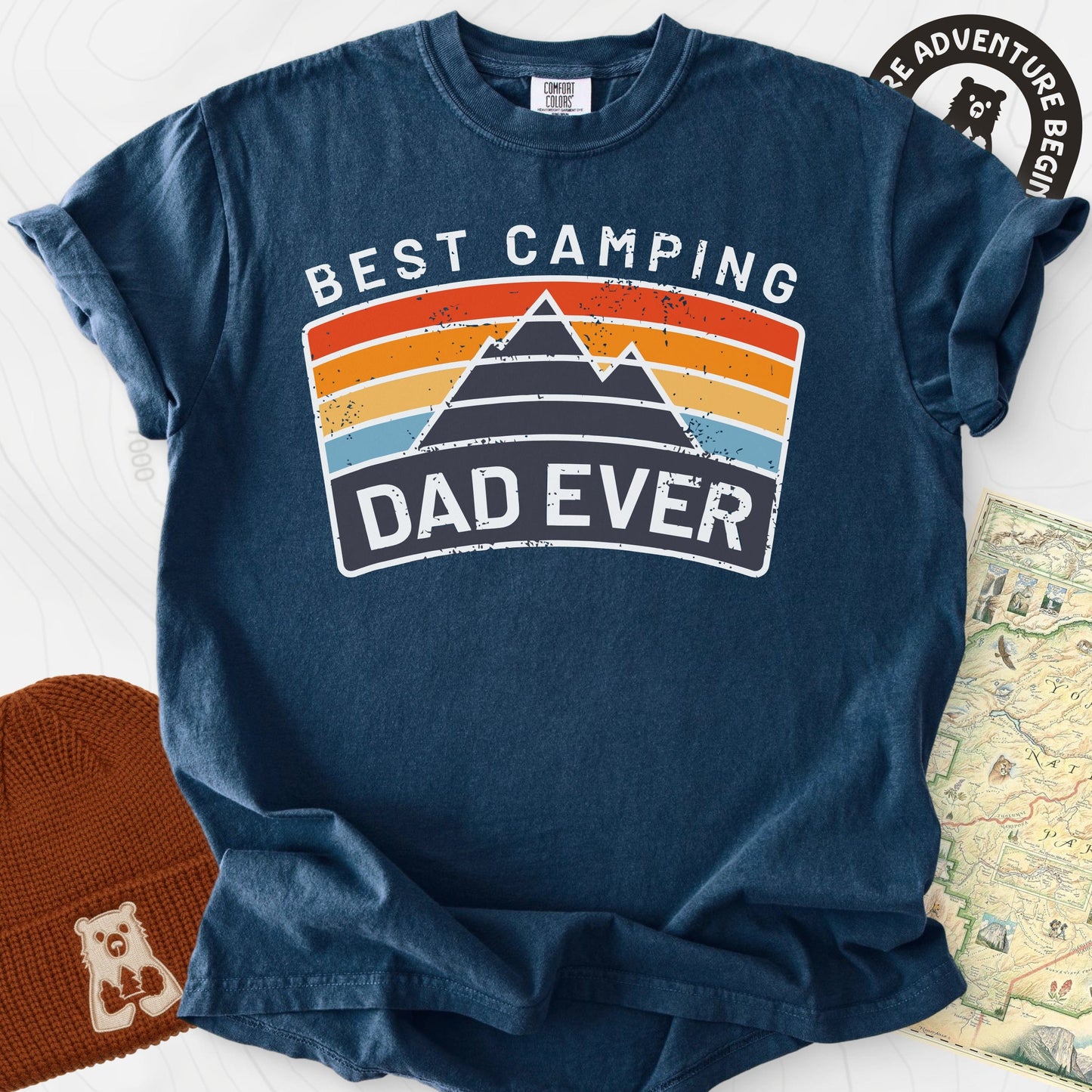 Best Camping Dad Ever T-Shirt