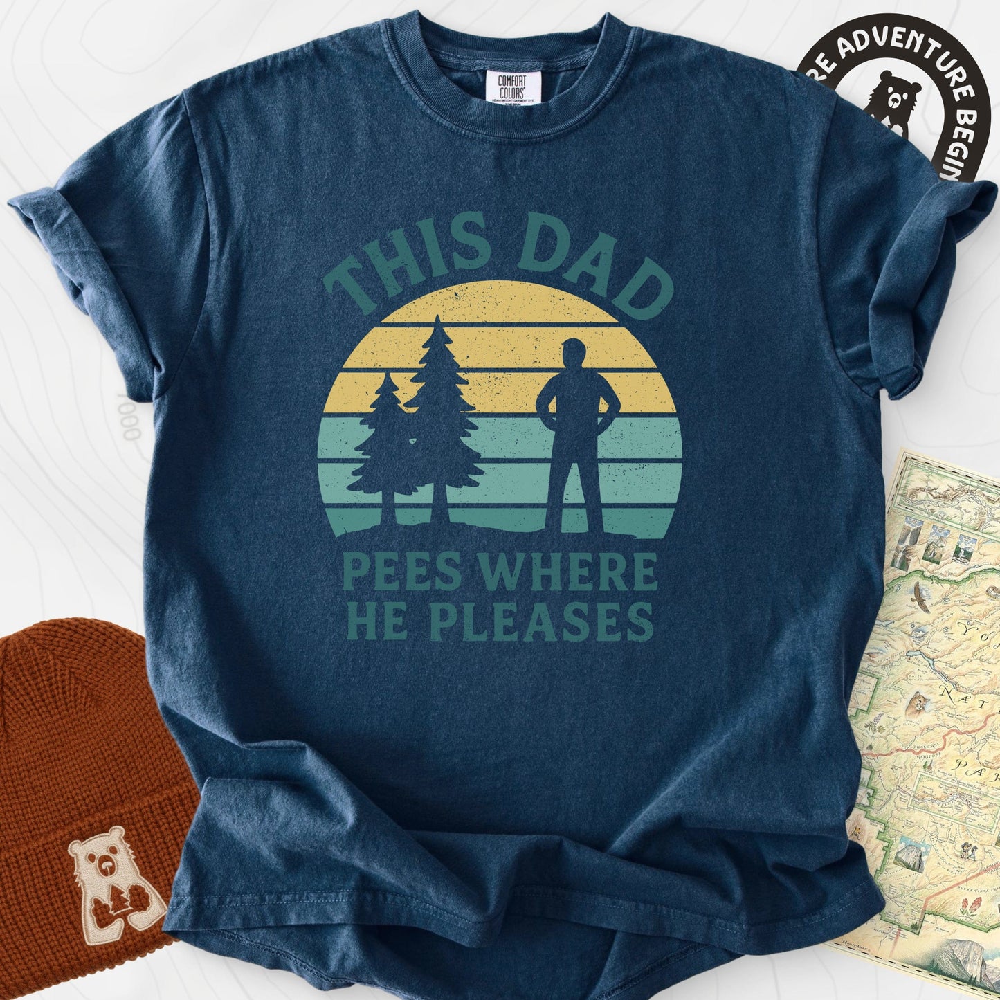 This Dad Pees Where He Pleases T-Shirt