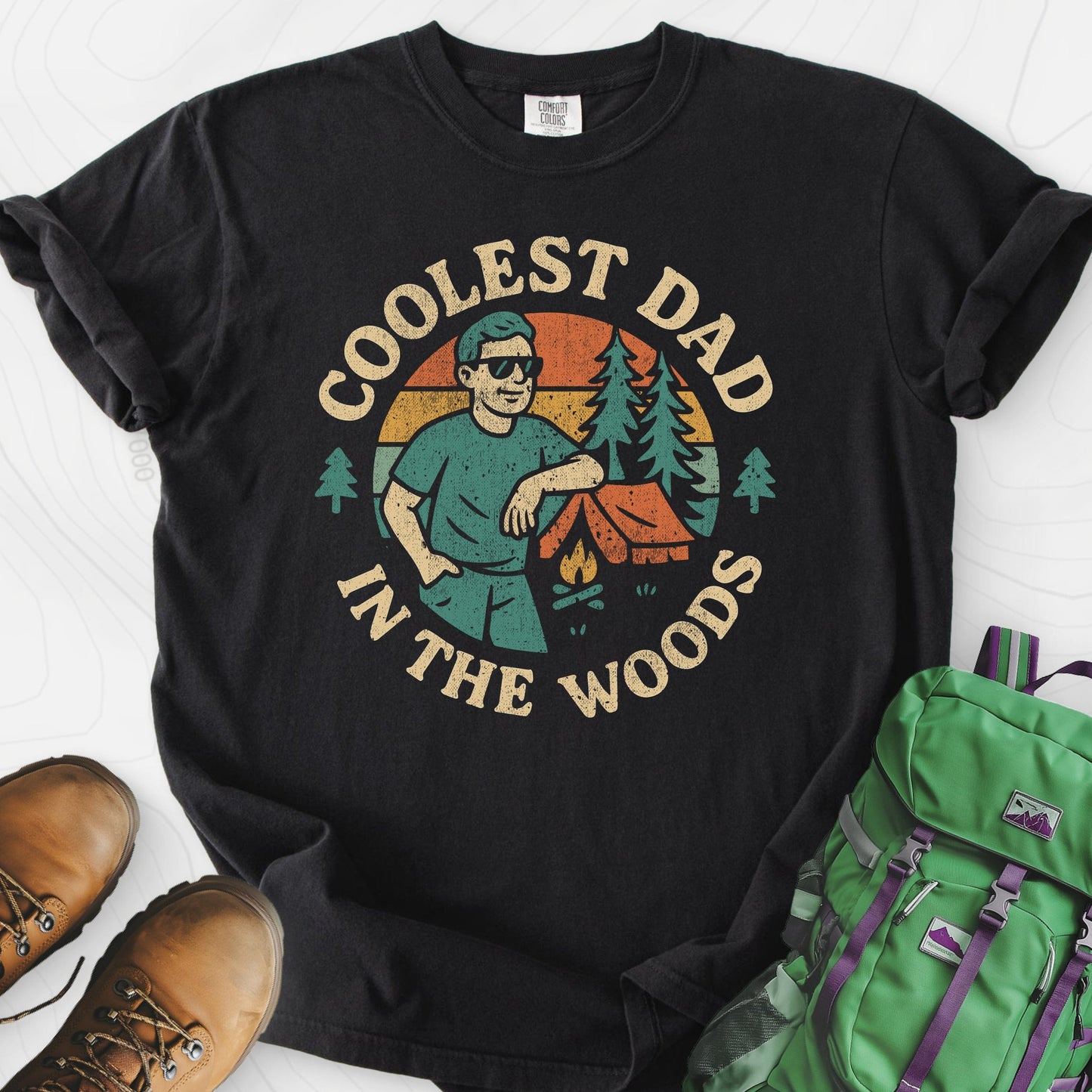 Coolest Dad in the Woods T-Shirt
