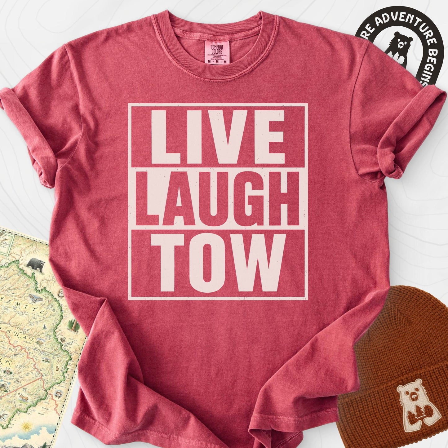 Live. Laugh. Tow. T-Shirt