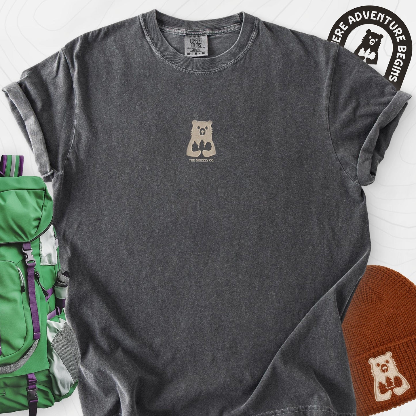 The Original Grizzly Embroidered T-Shirt