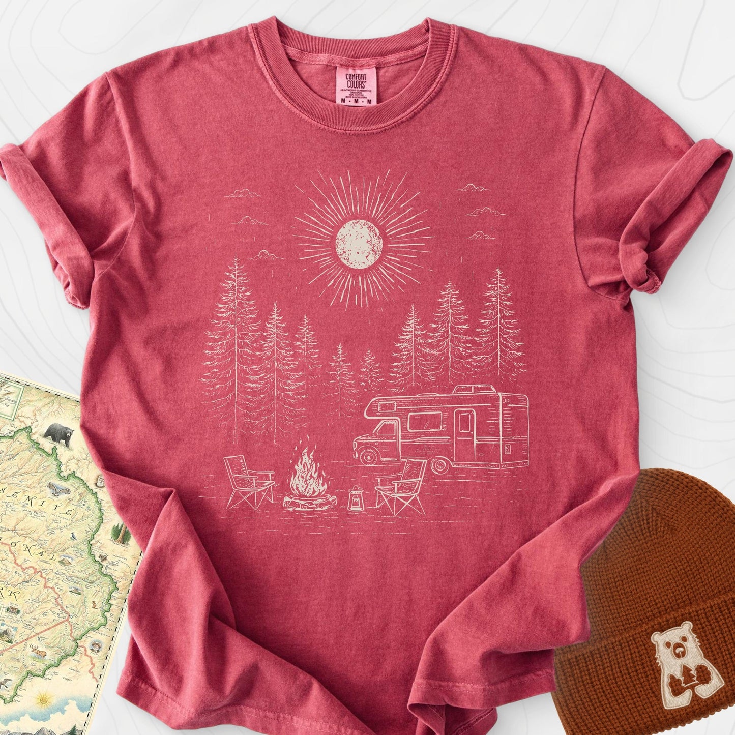 Midnight Campfire Escape T-Shirt