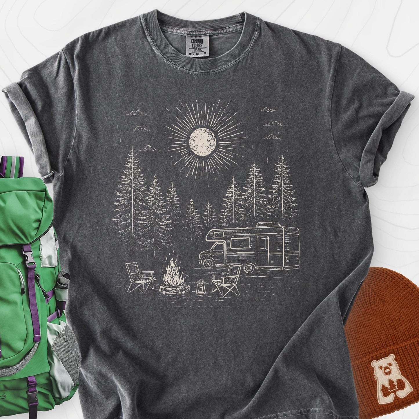 Midnight Campfire Escape T-Shirt