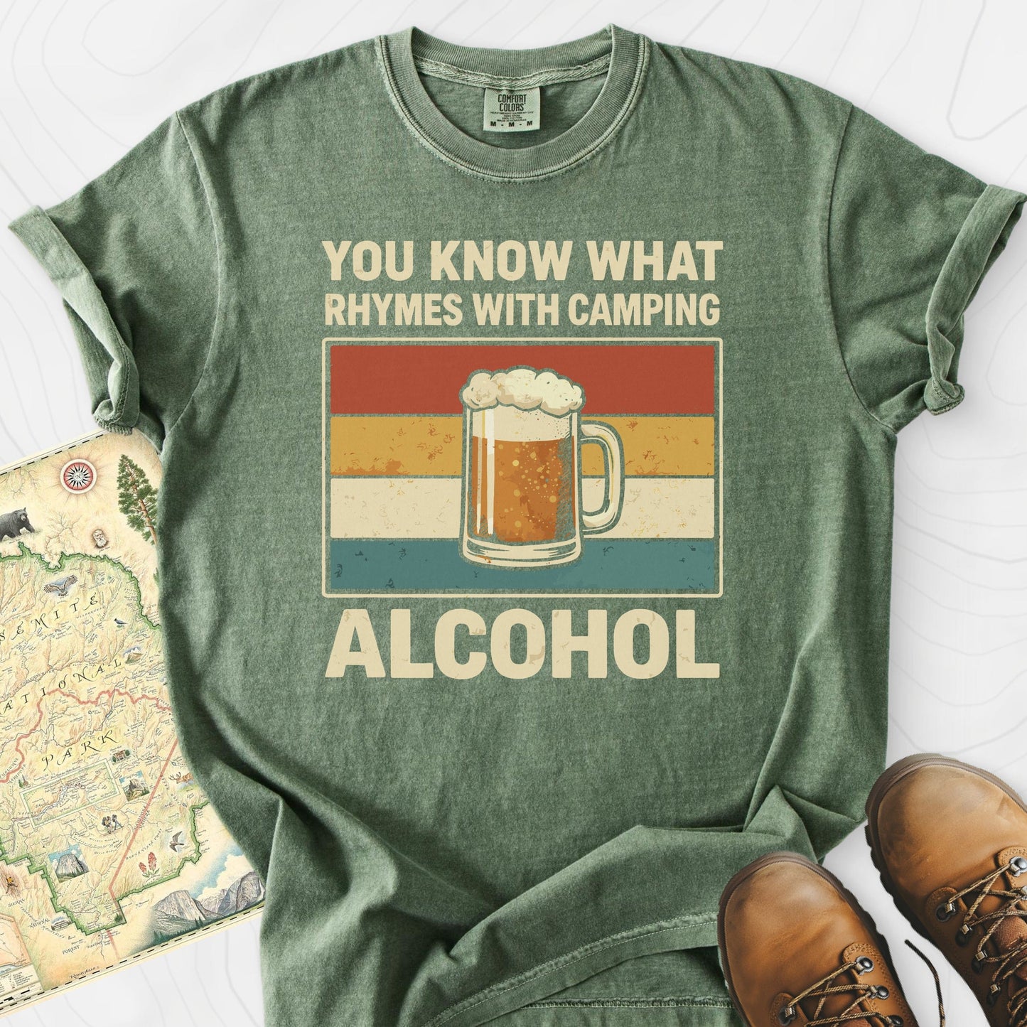 Camping Rhymes With Alcohol T-Shirt