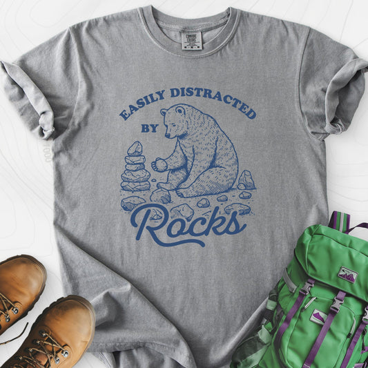 Easily Distracted by Rocks T-Shirt