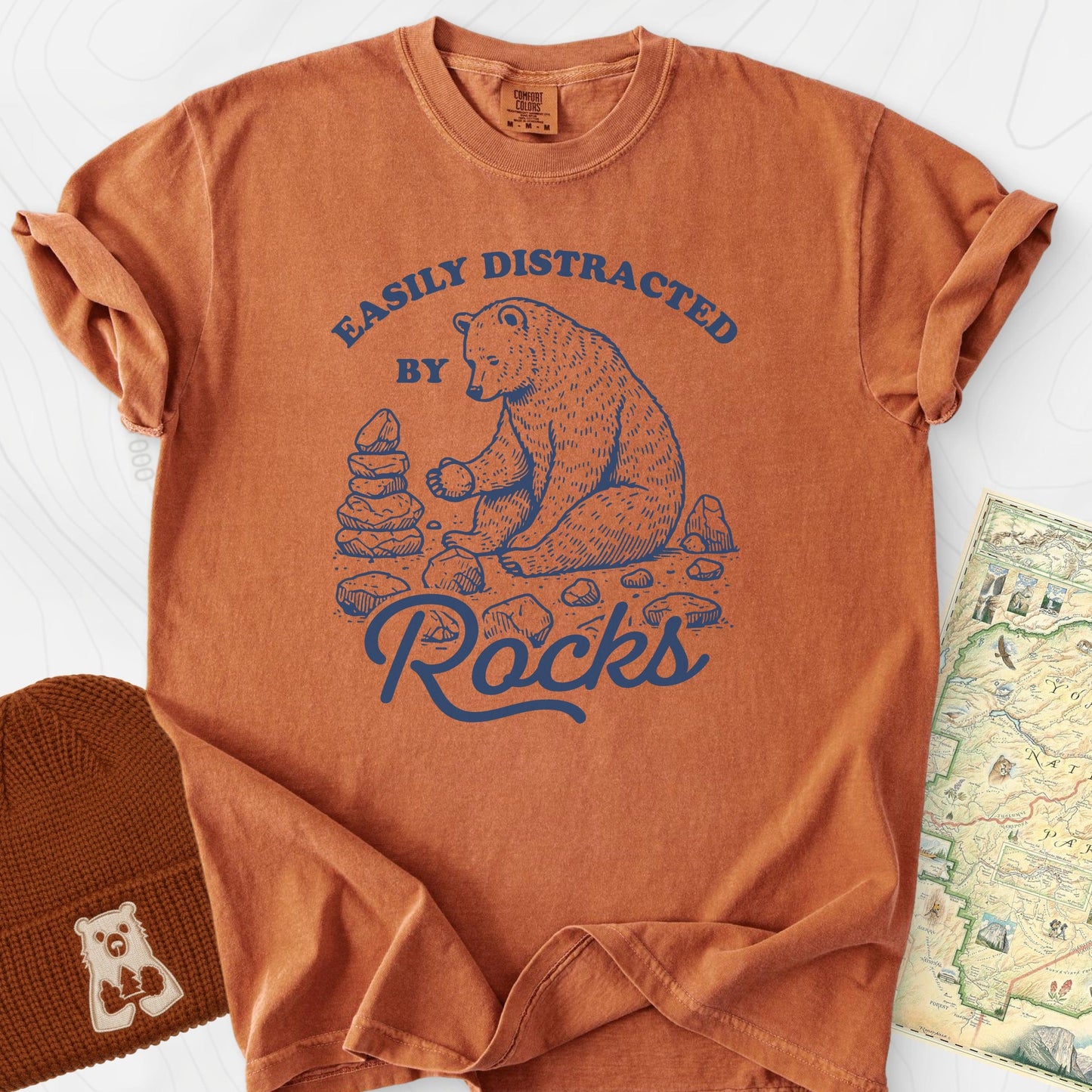 Easily Distracted by Rocks T-Shirt