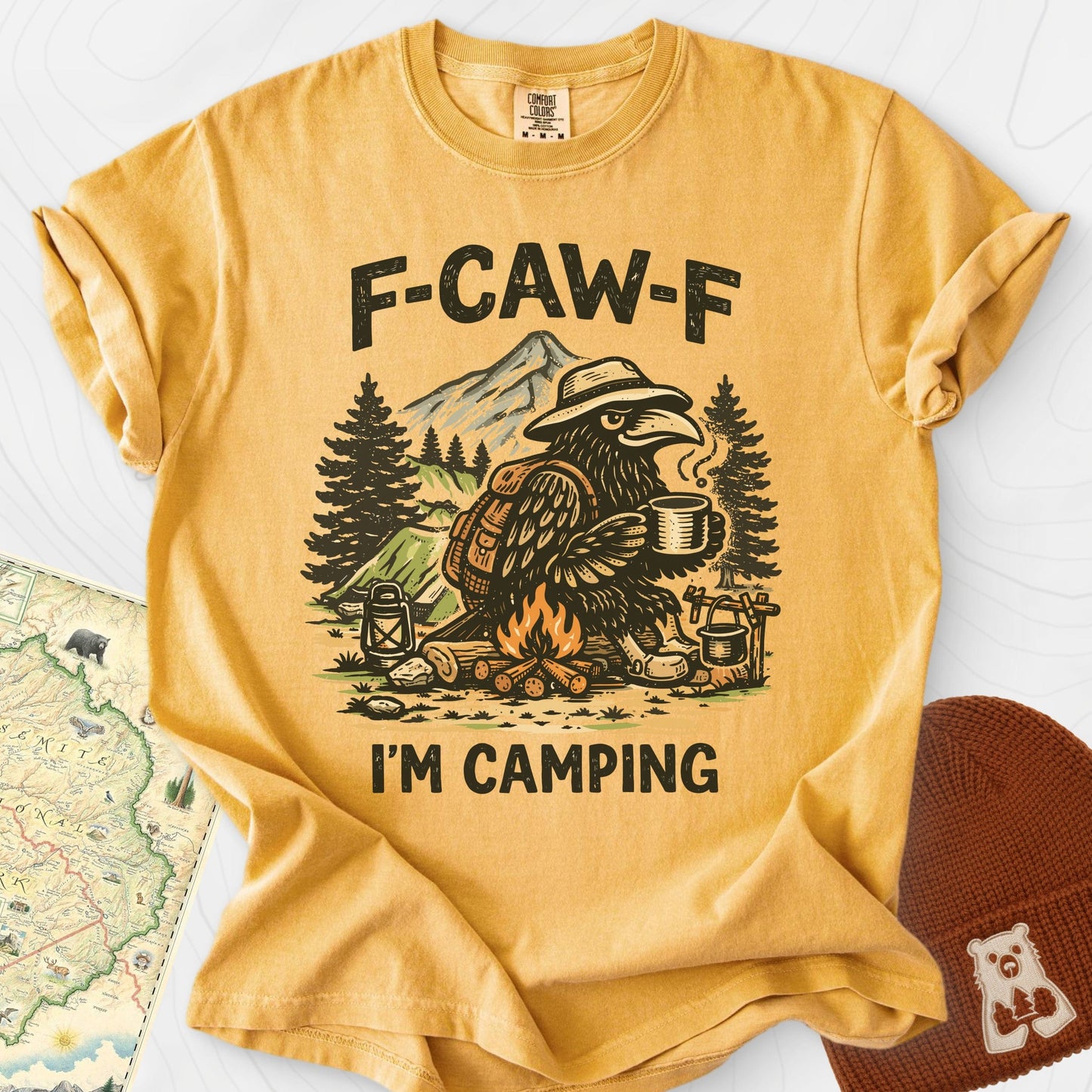F-Caw-F I'm Camping T-Shirt