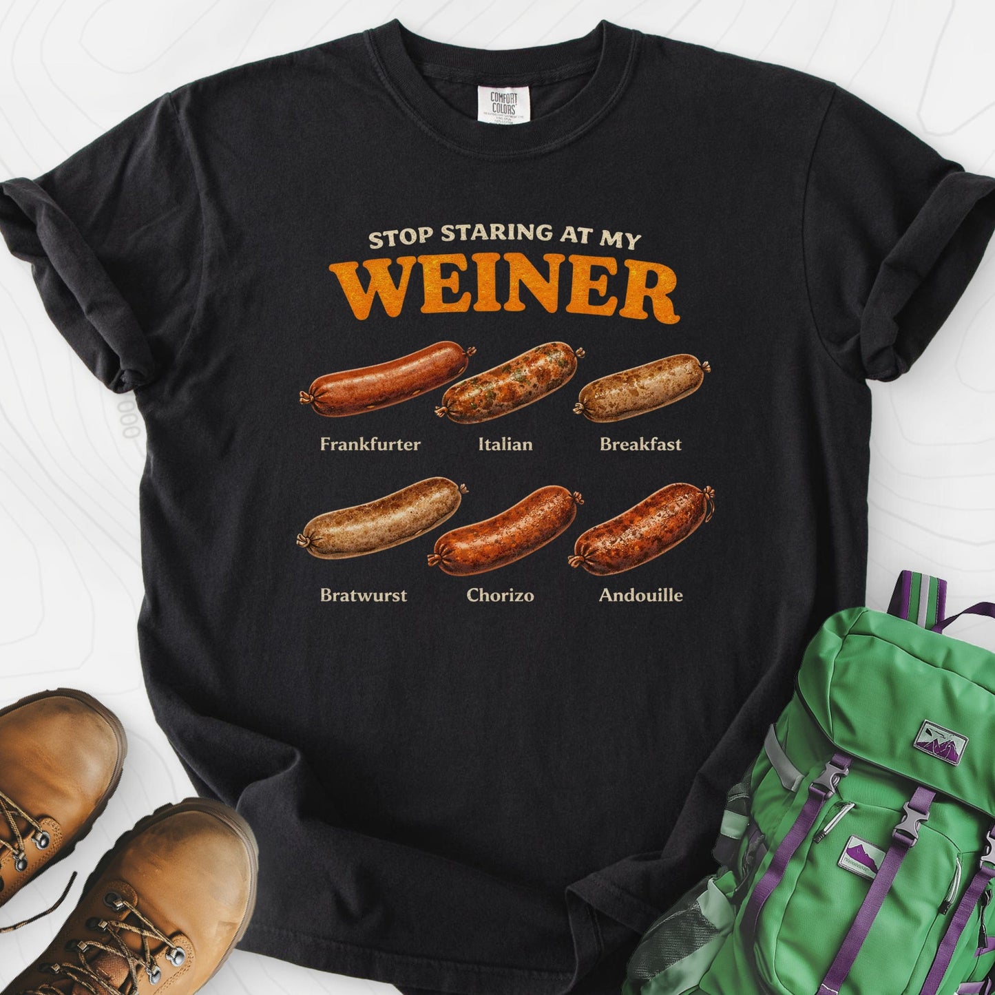 Stop Staring At My Weiner T-Shirt
