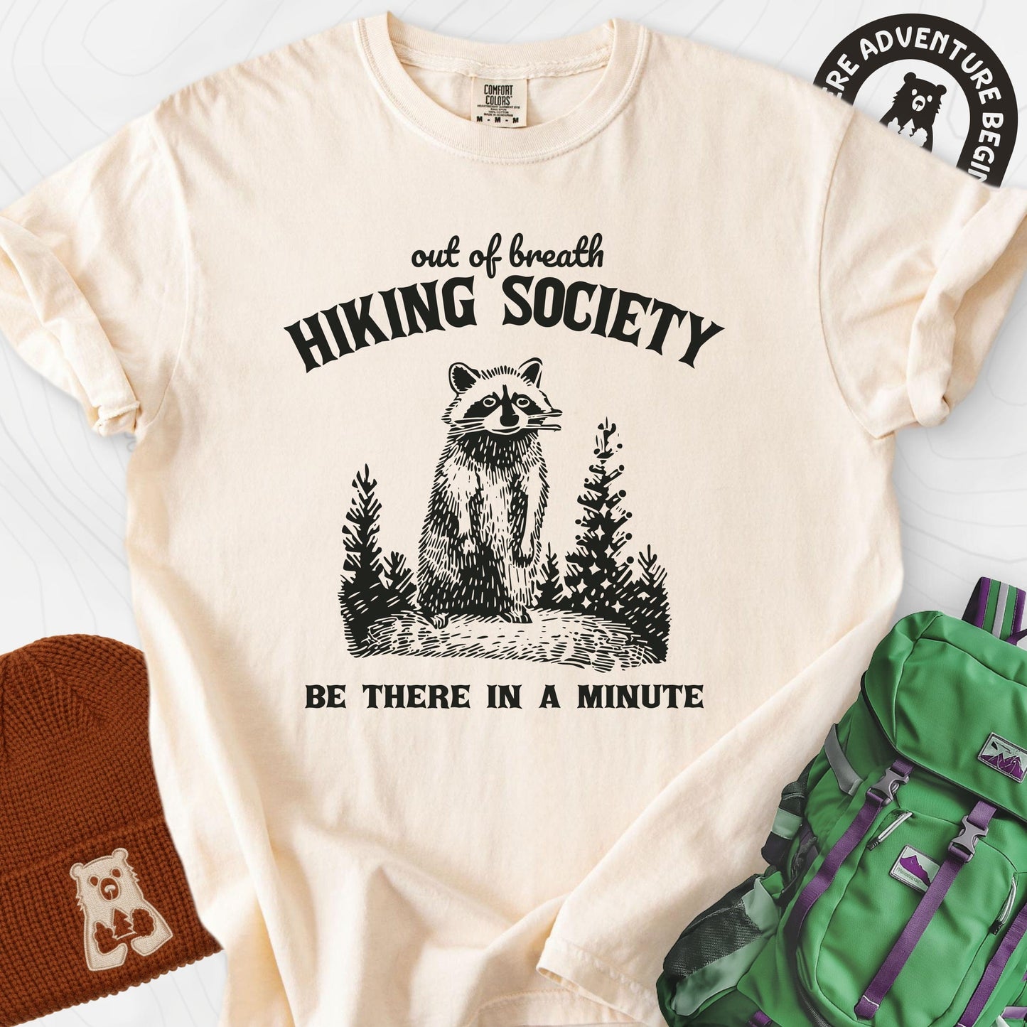 Out Of Breath Hiking Society T-Shirt