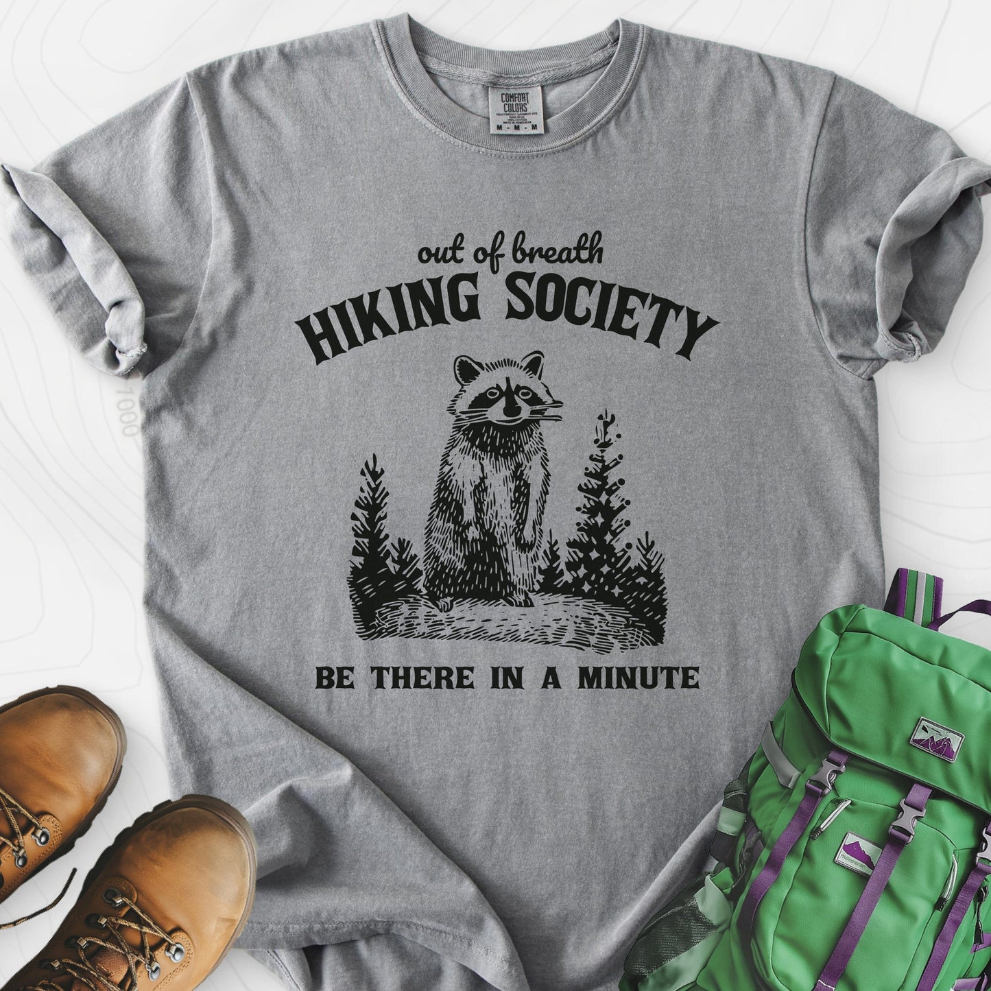 Out Of Breath Hiking Society T-Shirt