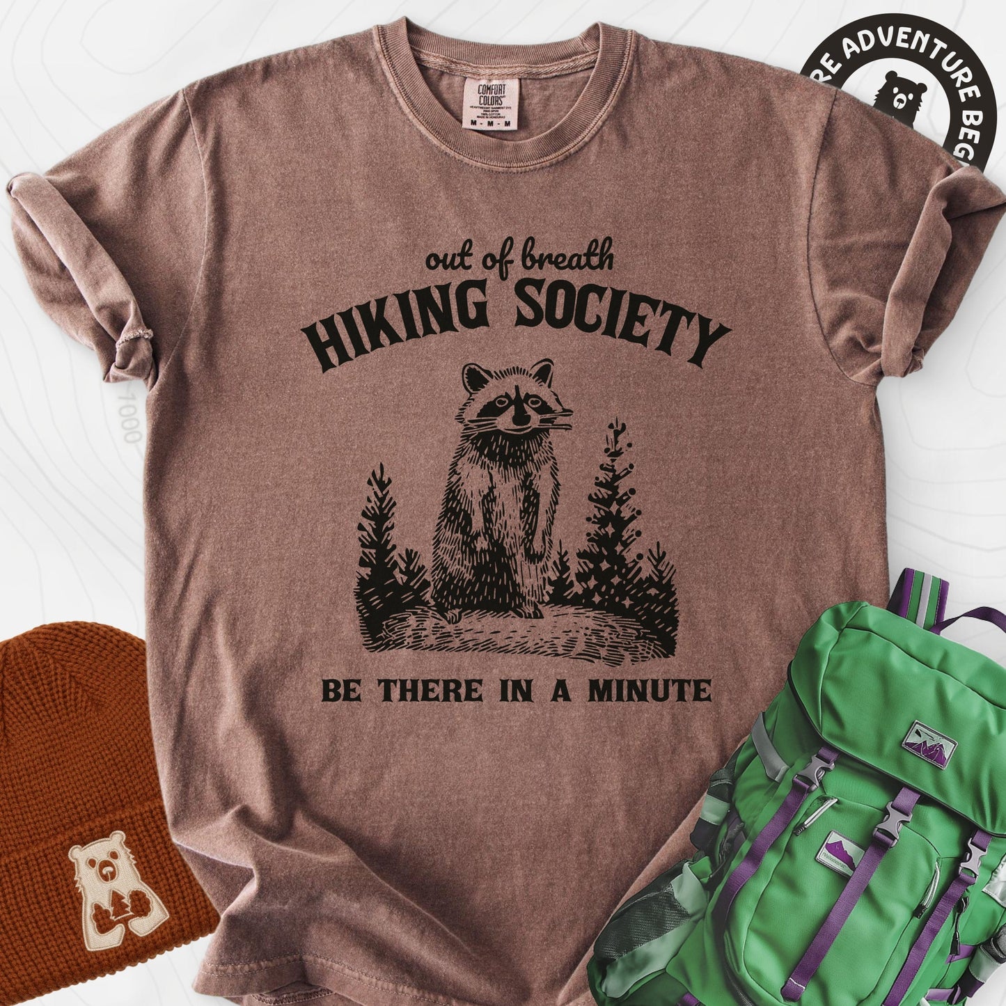 Out Of Breath Hiking Society T-Shirt