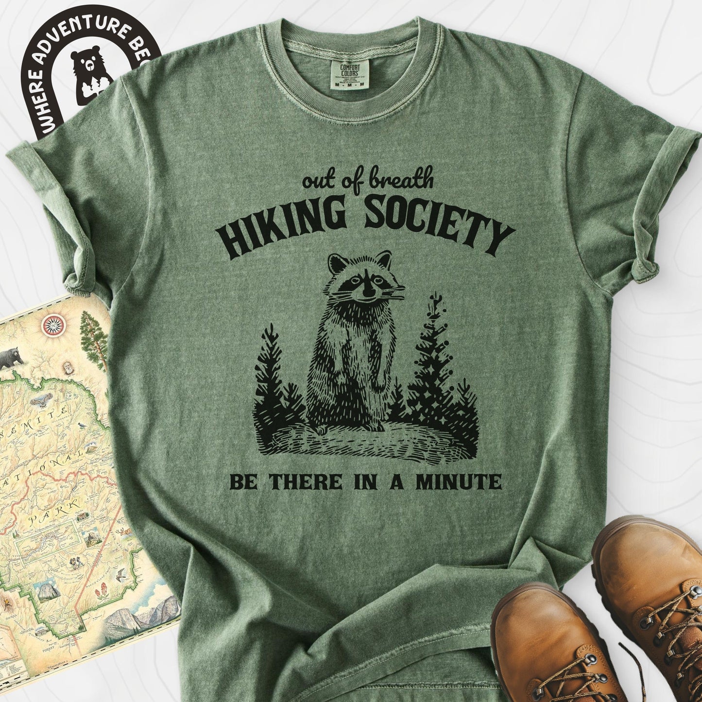 Out Of Breath Hiking Society T-Shirt