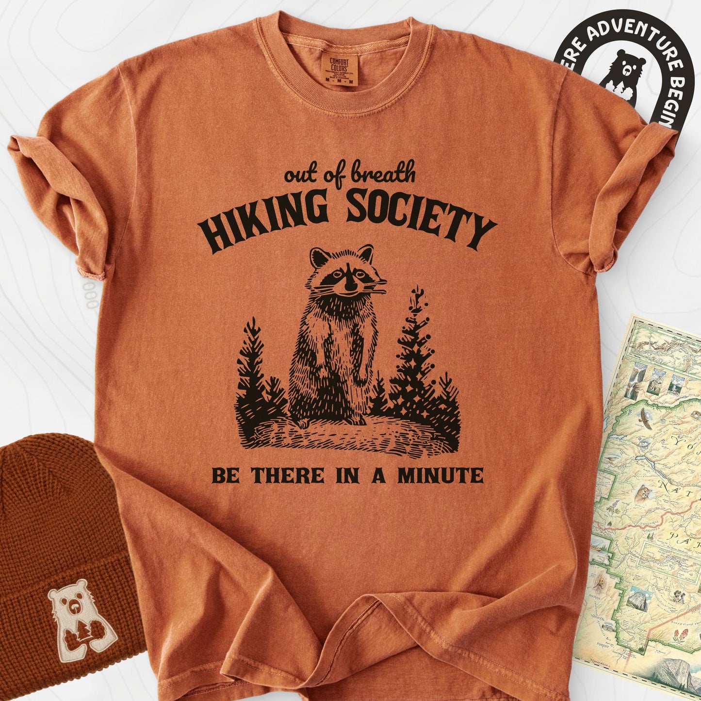Out Of Breath Hiking Society T-Shirt