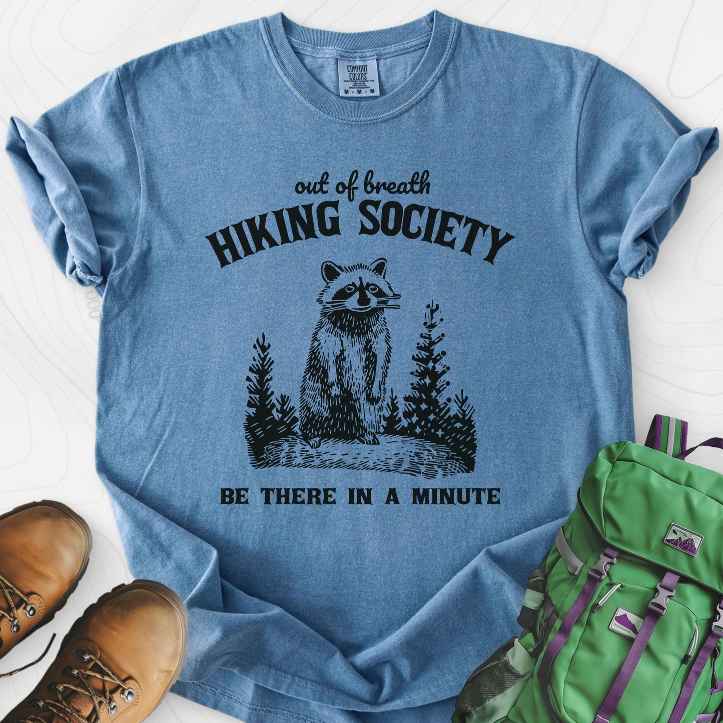 Out Of Breath Hiking Society T-Shirt