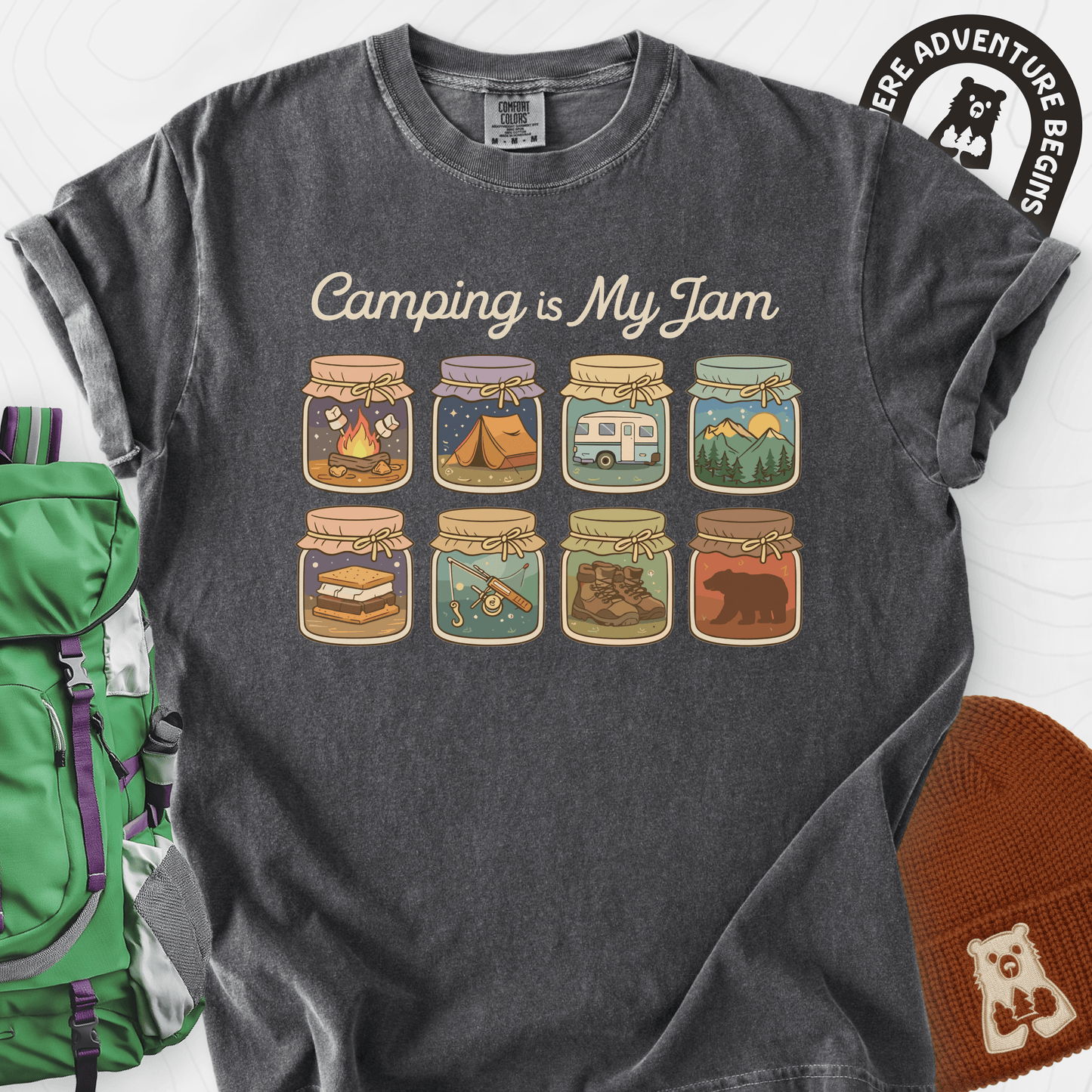 Camping Is My Jam T-Shirt