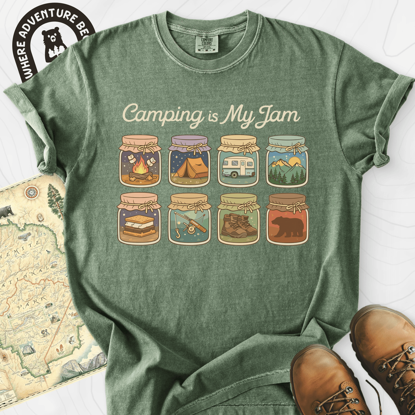 Camping Is My Jam T-Shirt