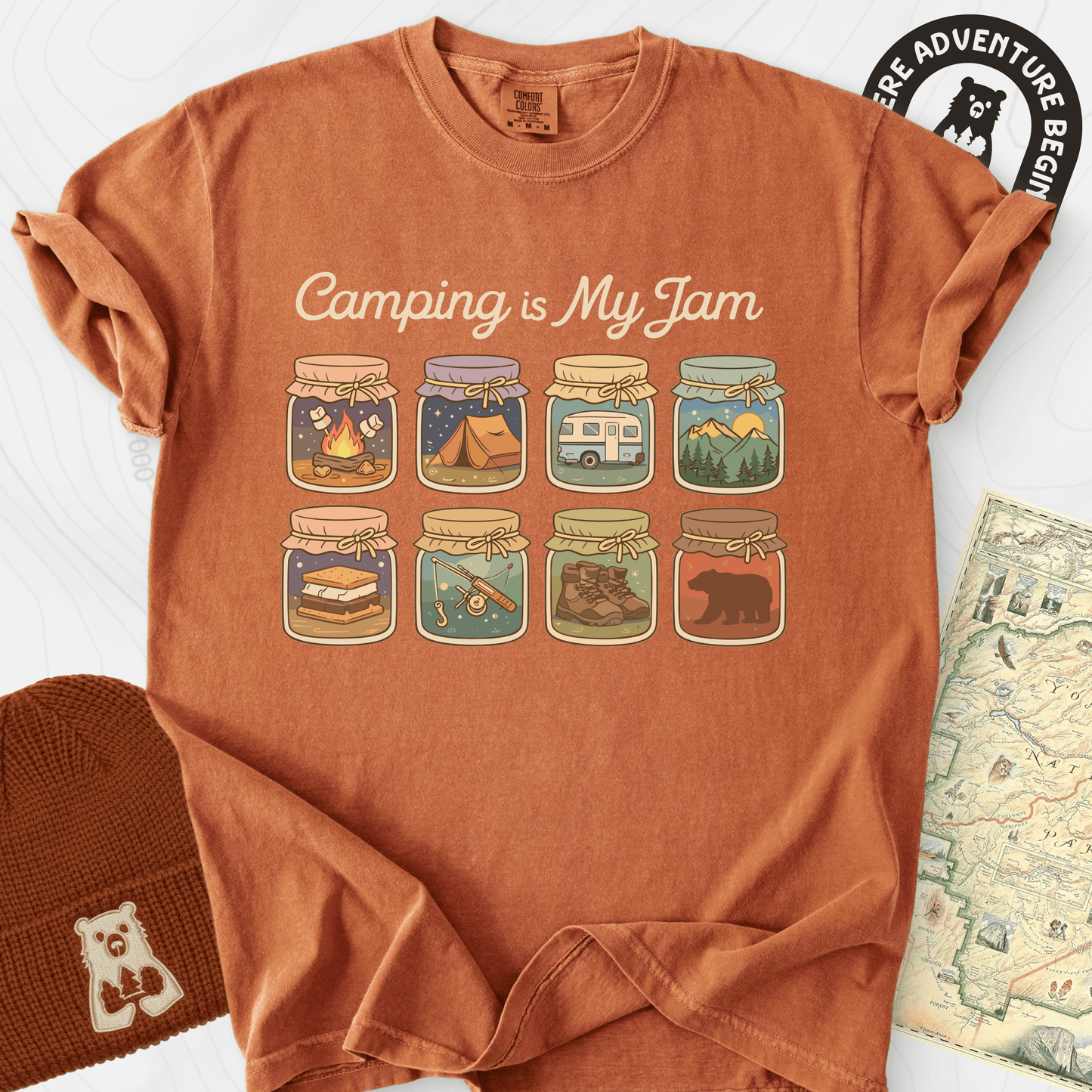 Camping Is My Jam T-Shirt