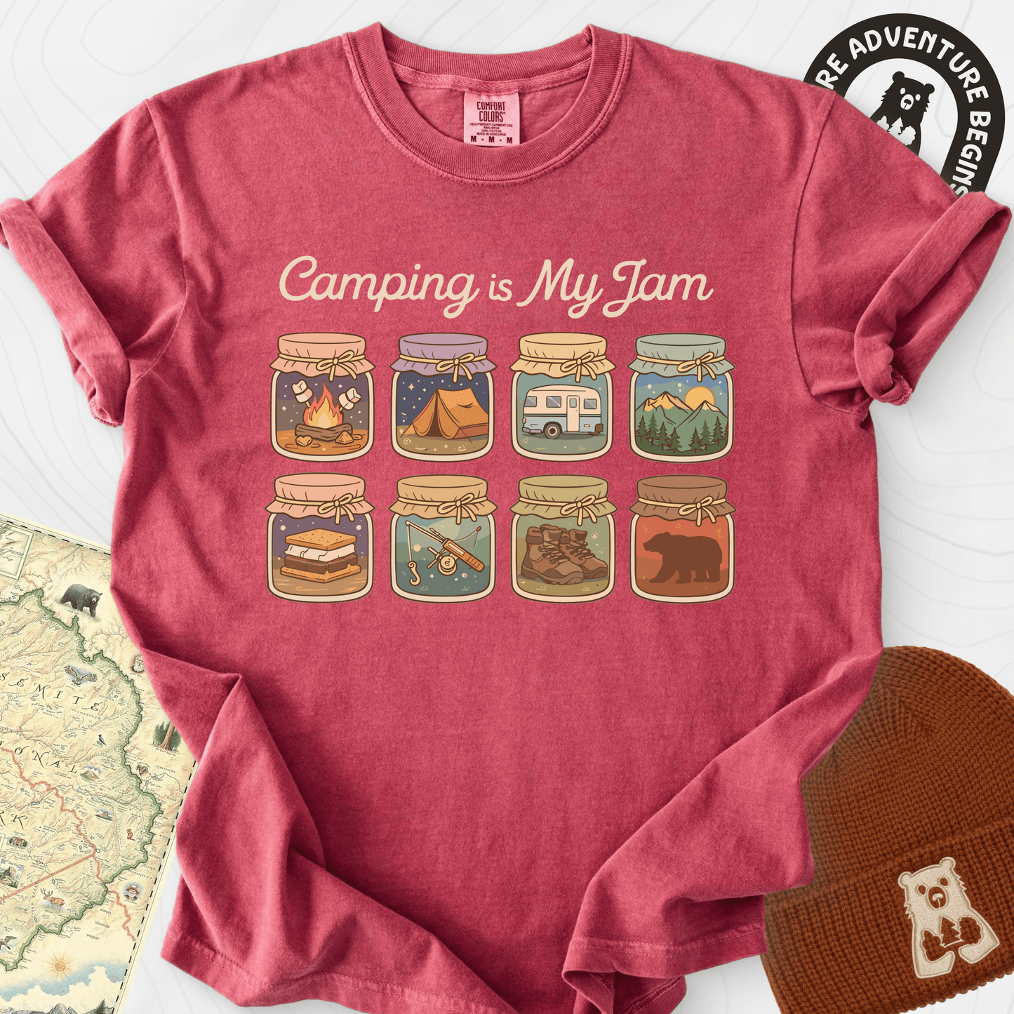 Camping Is My Jam T-Shirt