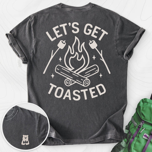 Let's Get Toasted Back Print
