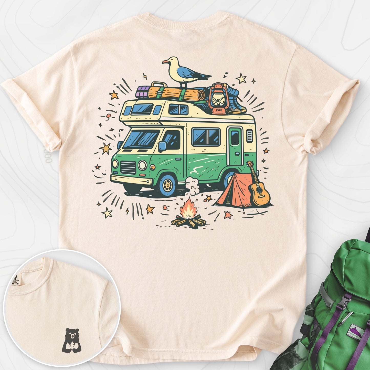 Adventure Camper Back Print