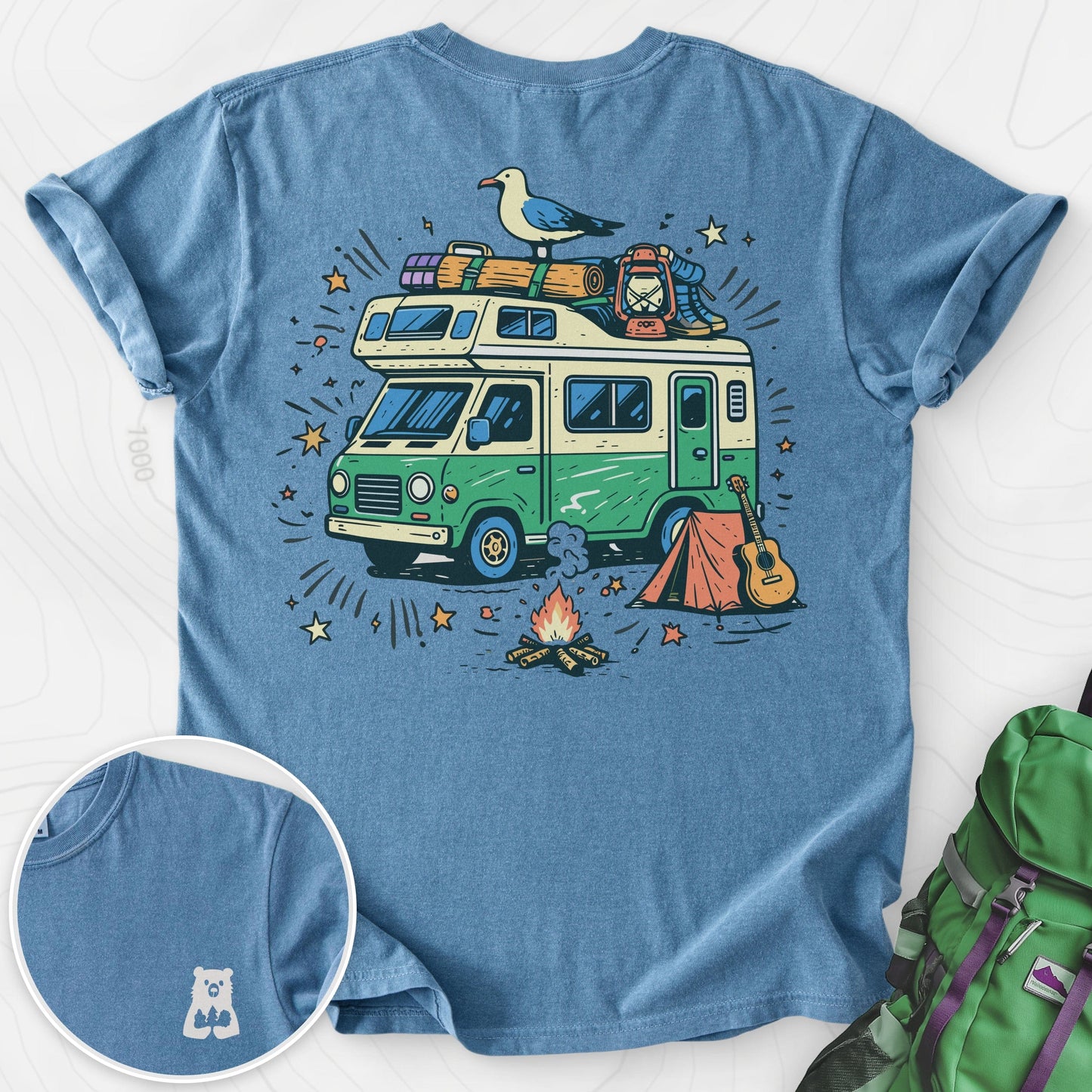 Adventure Camper Back Print