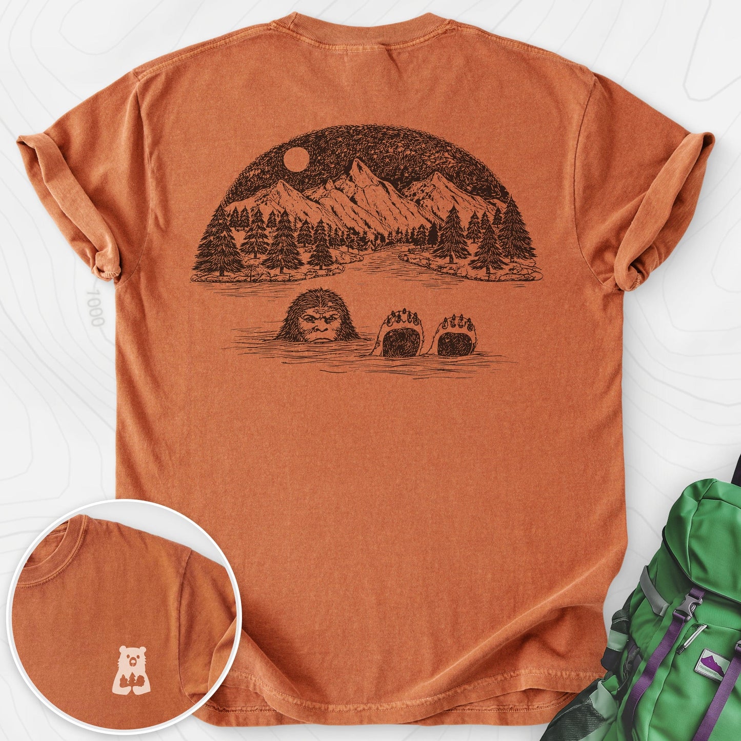 Lake Bigfoot Back Print