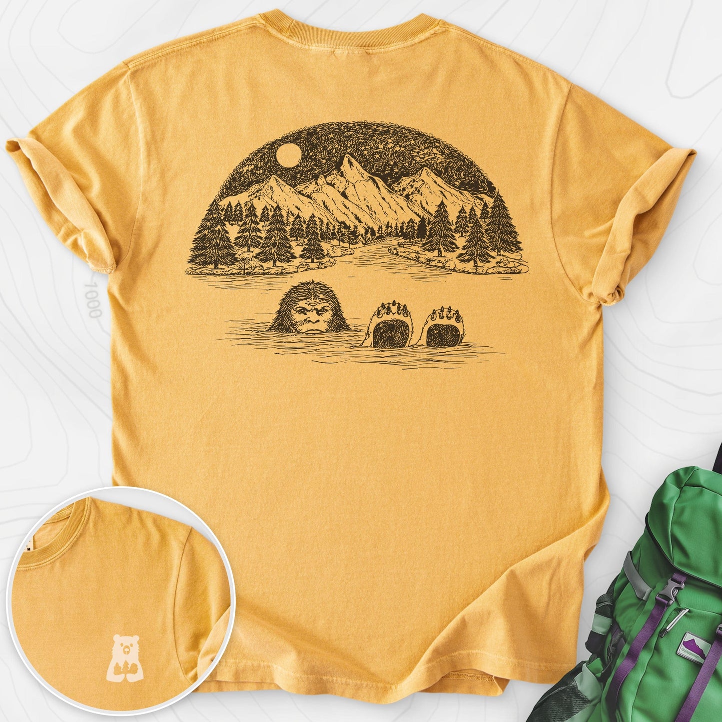 Lake Bigfoot Back Print