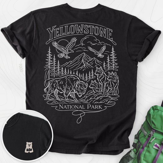 Yellowstone Back Print