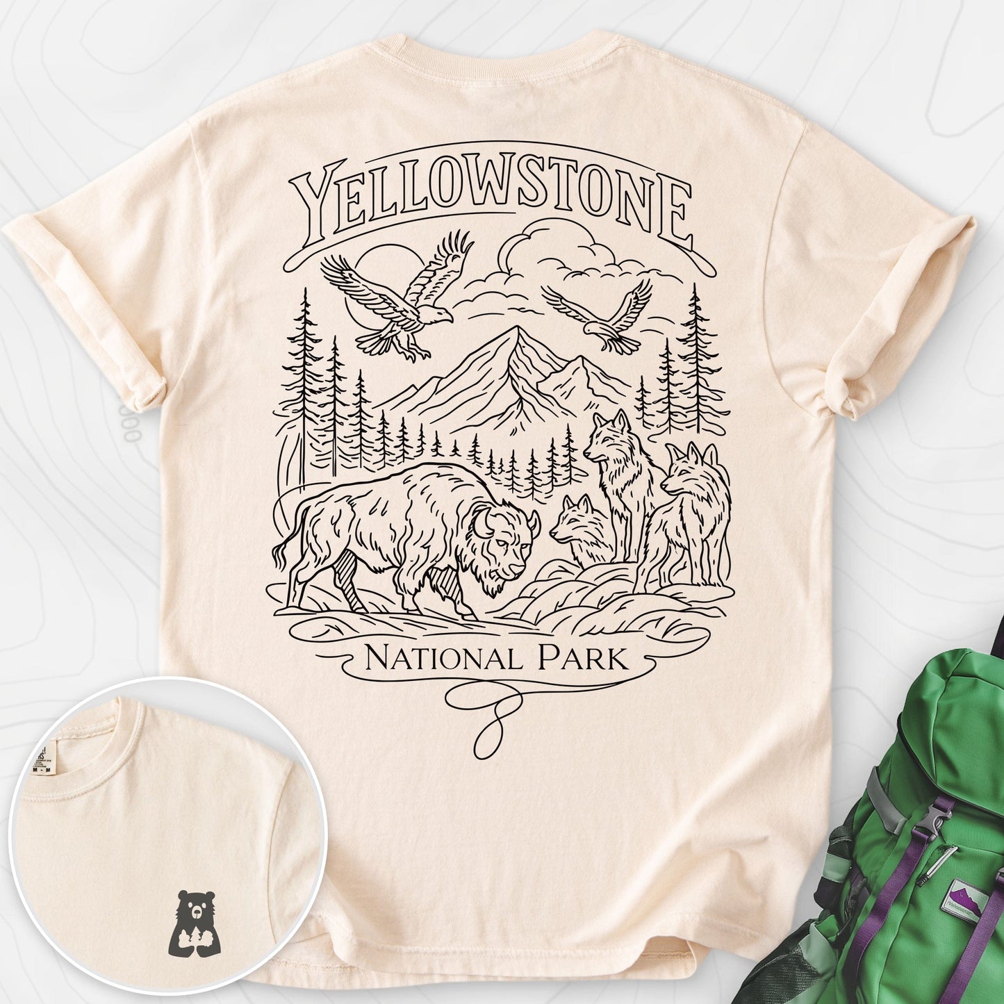 Yellowstone Back Print