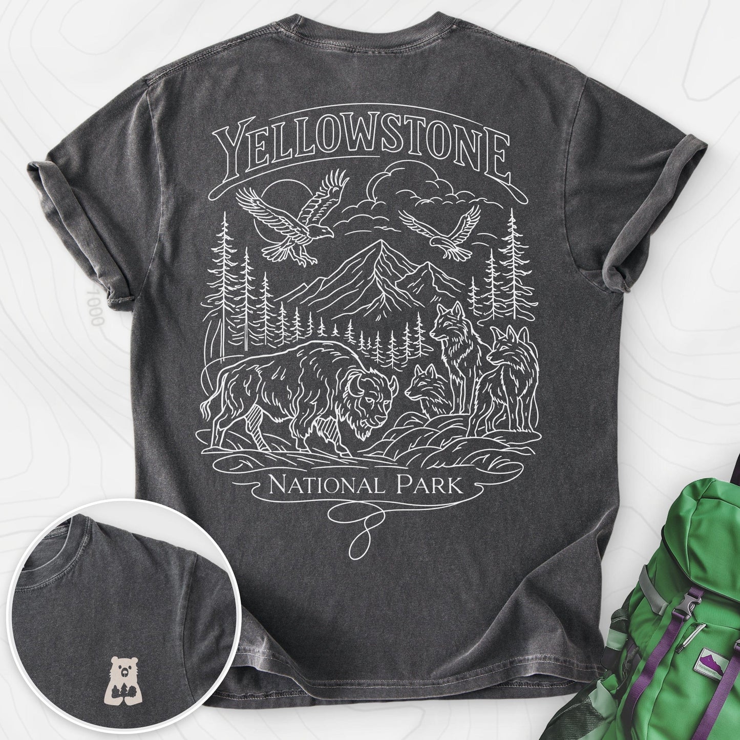 Yellowstone Back Print