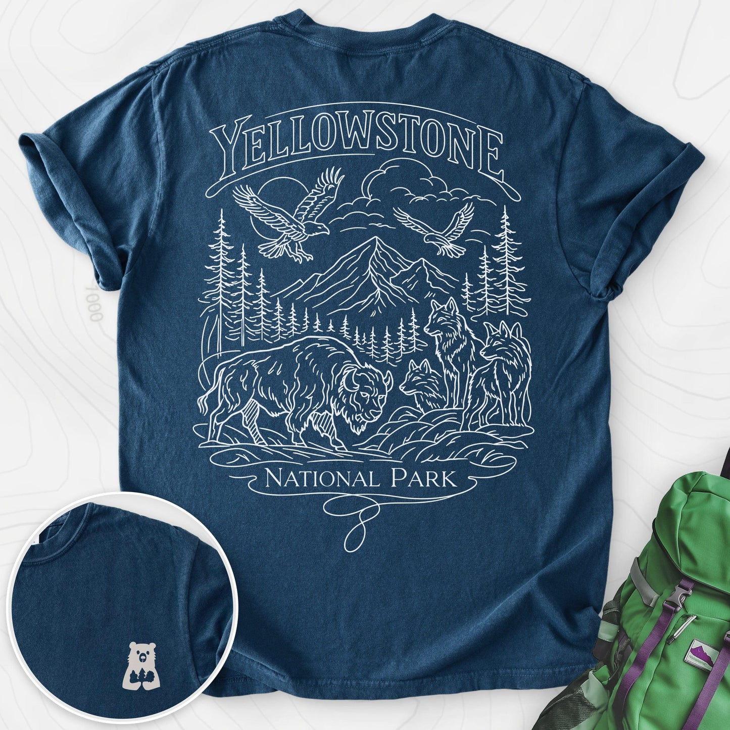 Yellowstone Back Print