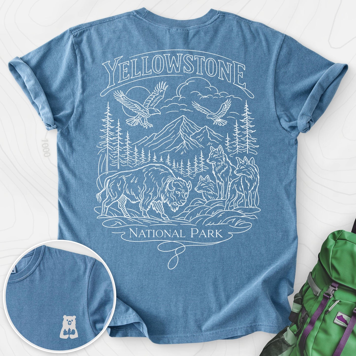 Yellowstone Back Print